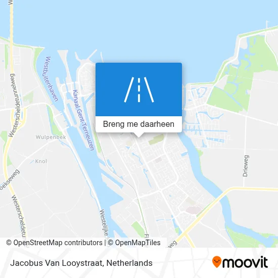 Jacobus Van Looystraat kaart