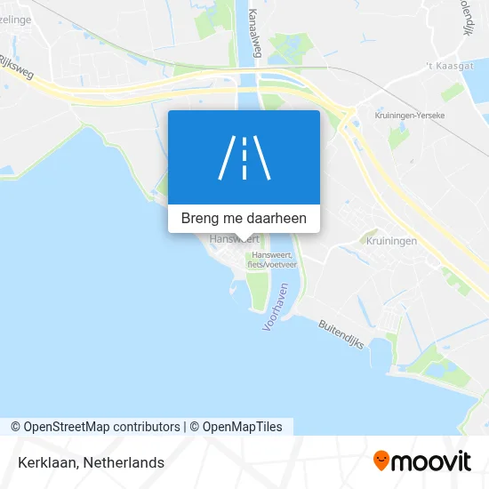 Kerklaan kaart
