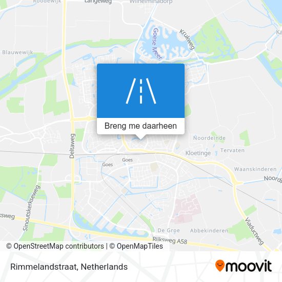 Rimmelandstraat kaart