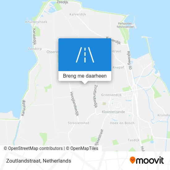 Zoutlandstraat kaart