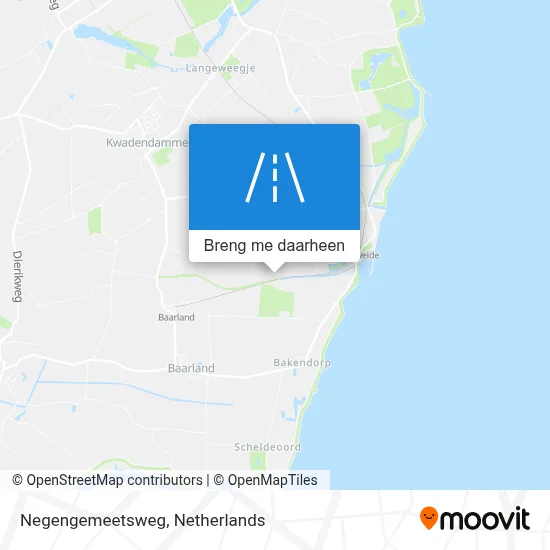 Negengemeetsweg kaart