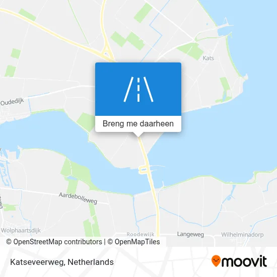 Katseveerweg kaart