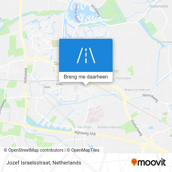 Jozef Israelsstraat kaart