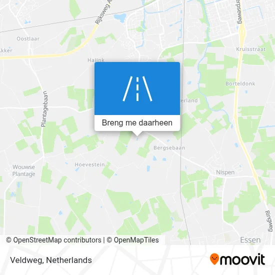 Veldweg kaart