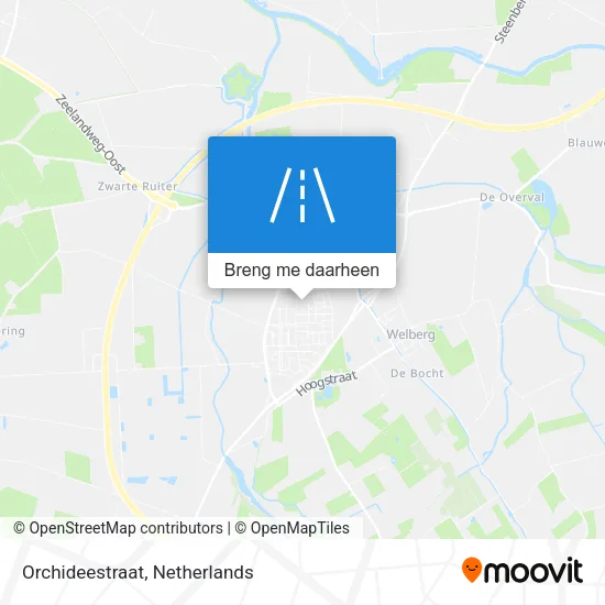 Orchideestraat kaart