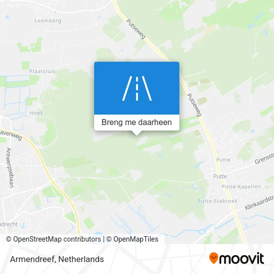 Armendreef kaart