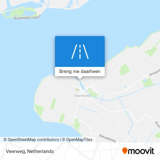 Veerweg kaart
