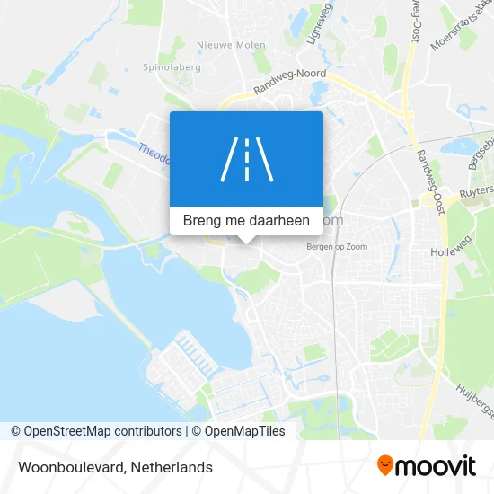 Woonboulevard kaart