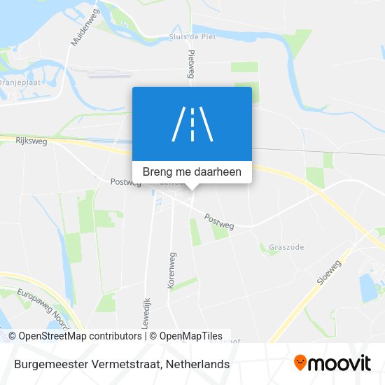 Burgemeester Vermetstraat kaart