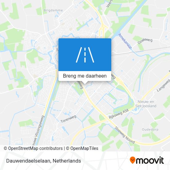 Dauwendaelselaan kaart