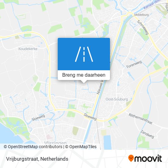 Vrijburgstraat kaart