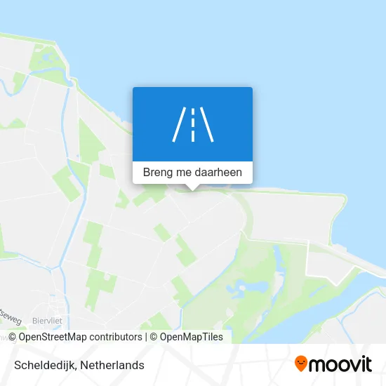 Scheldedijk kaart