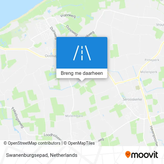 Swanenburgsepad kaart