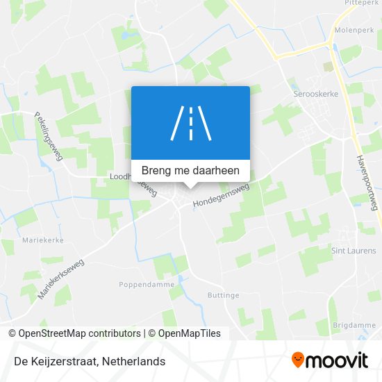 De Keijzerstraat kaart