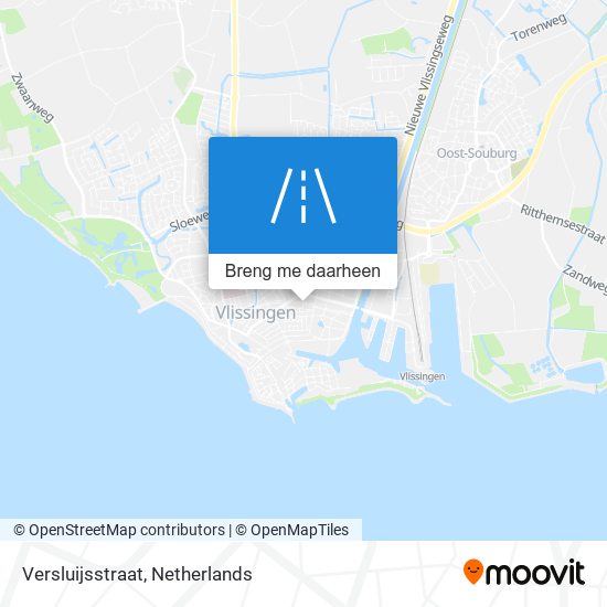 Versluijsstraat kaart