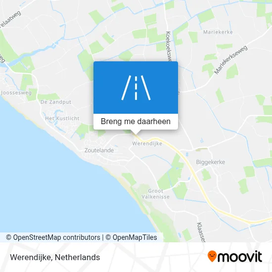 Werendijke kaart