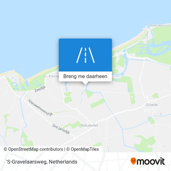 'S-Gravelaarsweg kaart