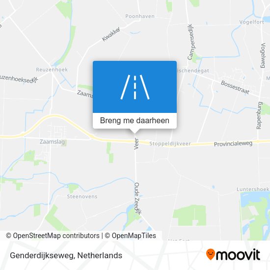 Genderdijkseweg kaart