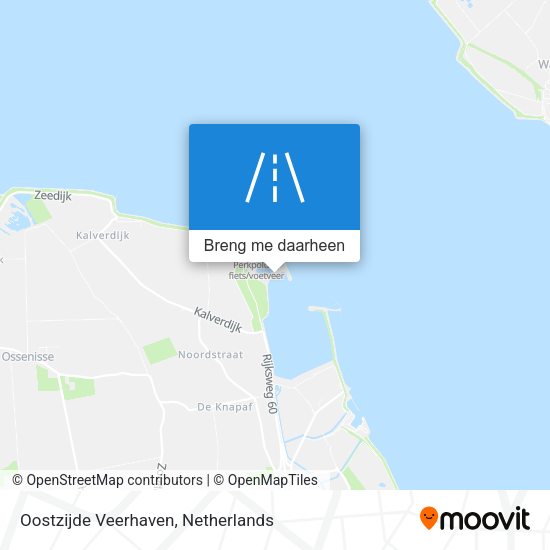 Oostzijde Veerhaven kaart