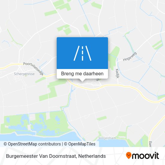 Burgemeester Van Doornstraat kaart