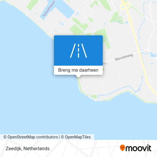 Zeedijk kaart