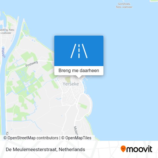 De Meulemeesterstraat kaart