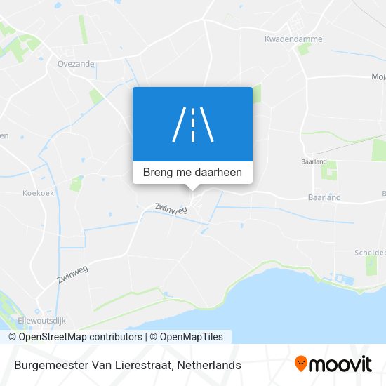 Burgemeester Van Lierestraat kaart