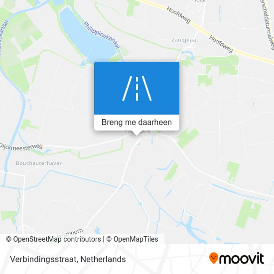 Verbindingsstraat kaart