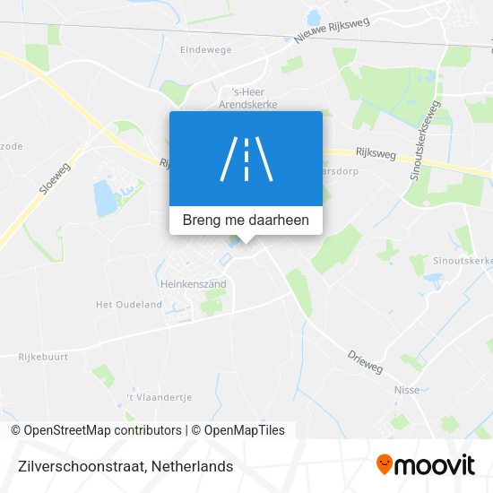 Zilverschoonstraat kaart