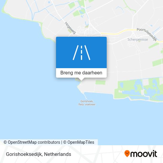 Gorishoeksedijk kaart