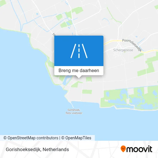 Gorishoeksedijk kaart