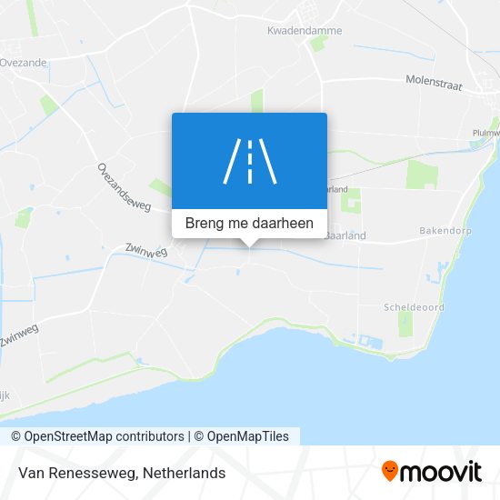 Van Renesseweg kaart