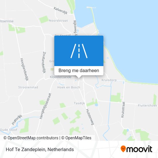 Hof Te Zandeplein kaart