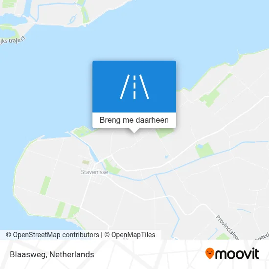Blaasweg kaart