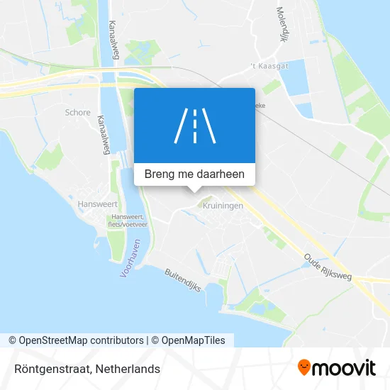 Röntgenstraat kaart