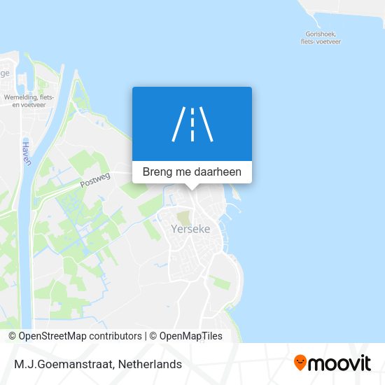 M.J.Goemanstraat kaart