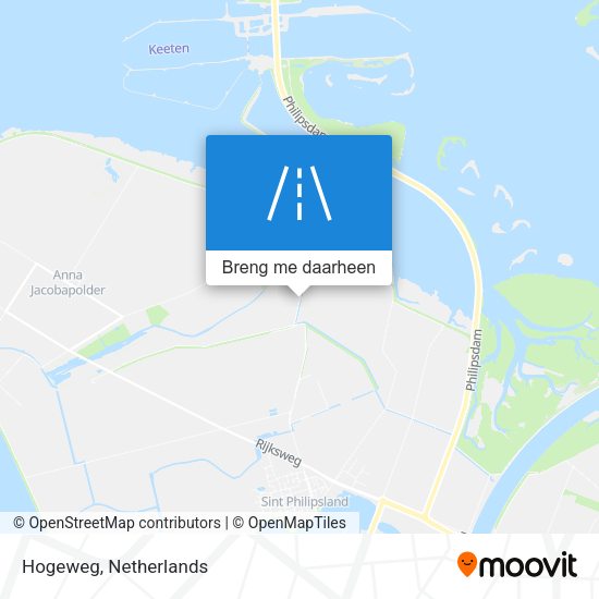 Hogeweg kaart