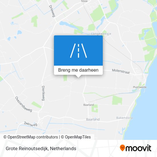 Grote Reinoutsedijk kaart