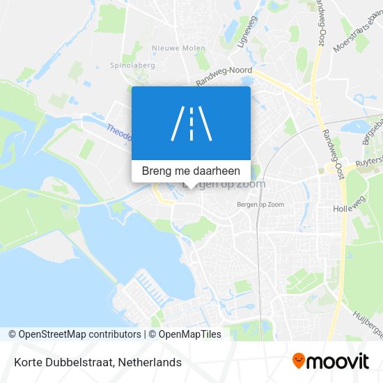 Korte Dubbelstraat kaart