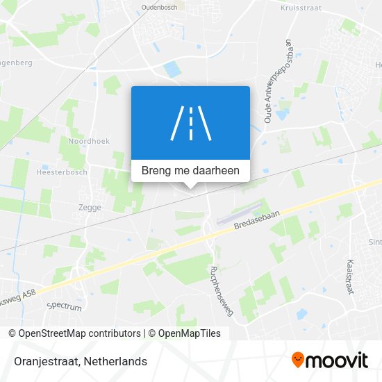 Oranjestraat kaart