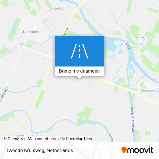 Tweede Kruisweg kaart