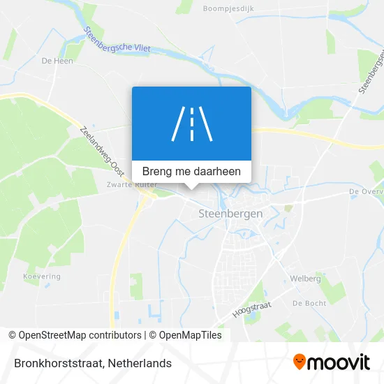 Bronkhorststraat kaart