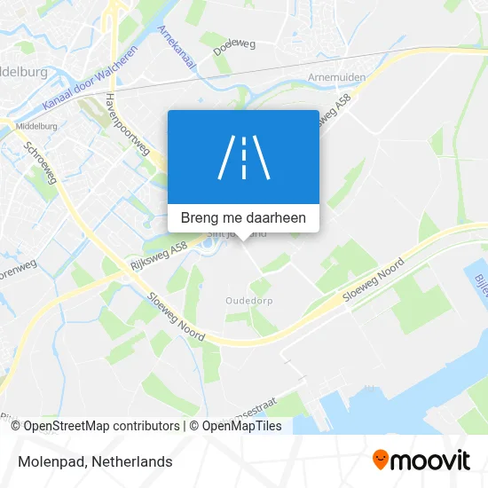 Molenpad kaart