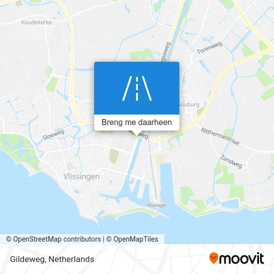 Gildeweg kaart