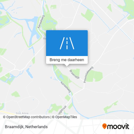 Braamdijk kaart