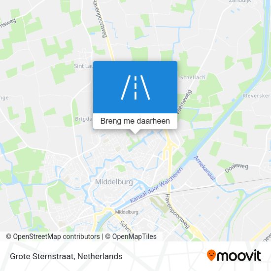 Grote Sternstraat kaart