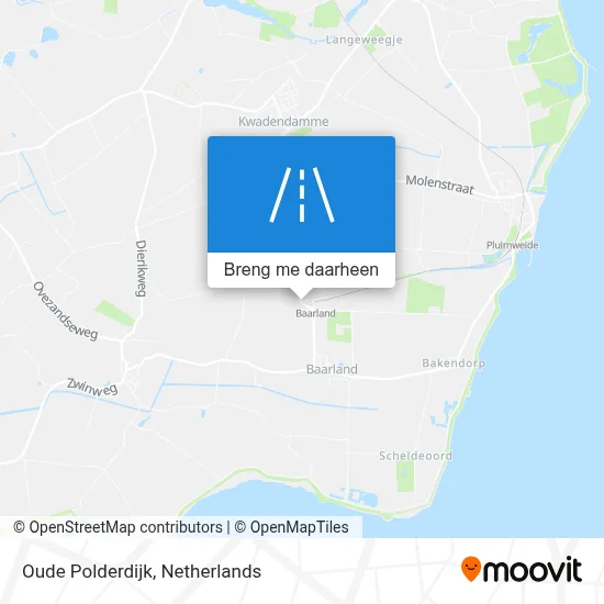 Oude Polderdijk kaart