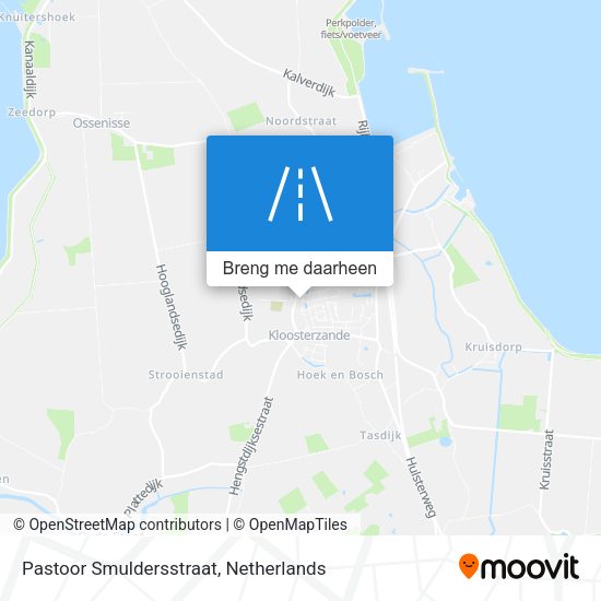 Pastoor Smuldersstraat kaart
