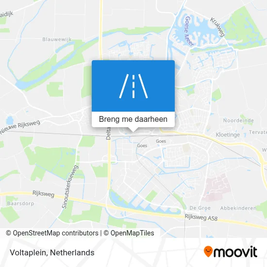Voltaplein kaart