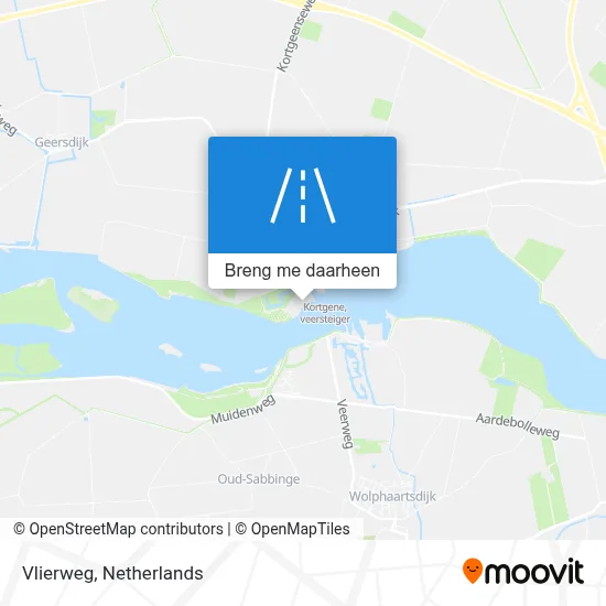 Vlierweg kaart